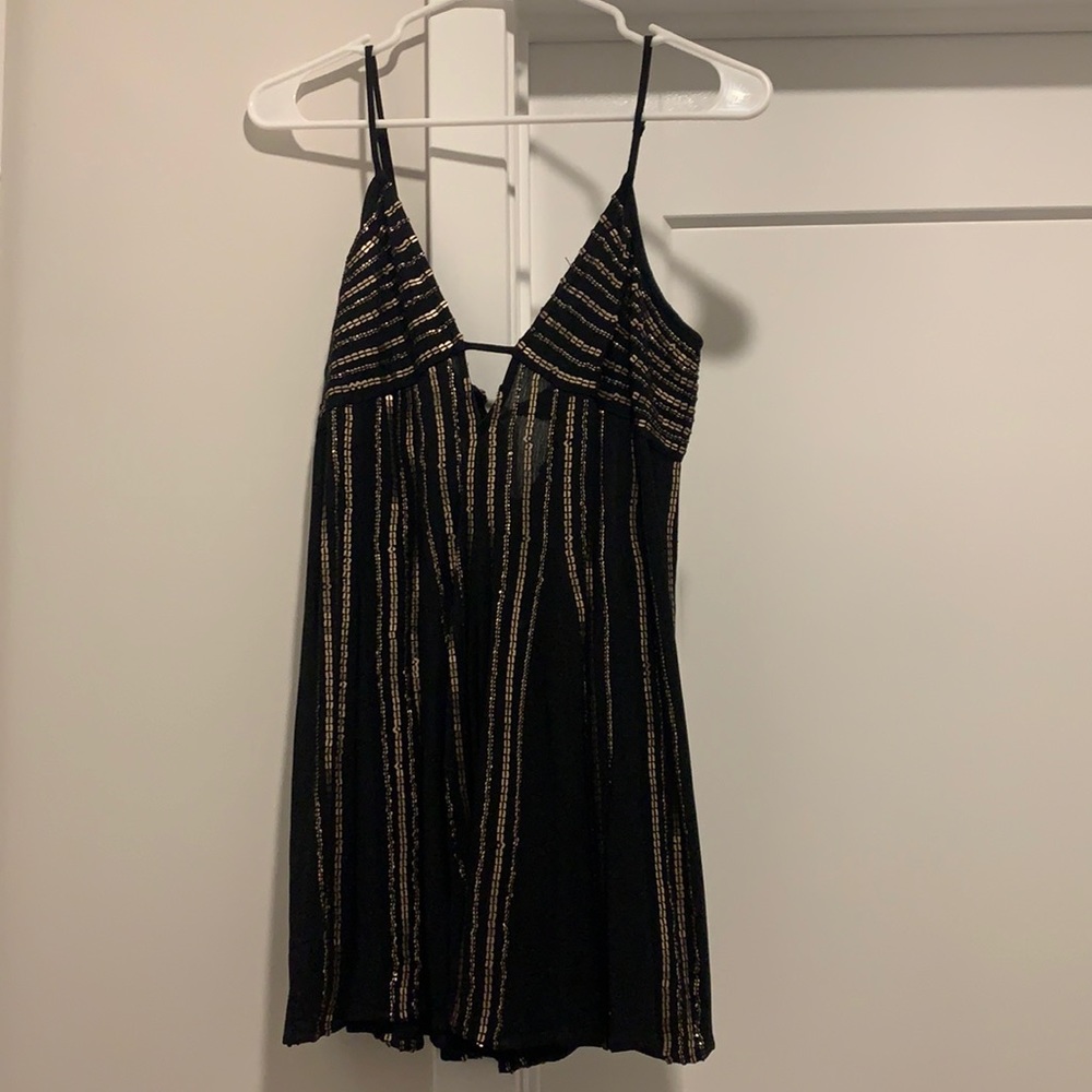 BLACK MINI DRESS